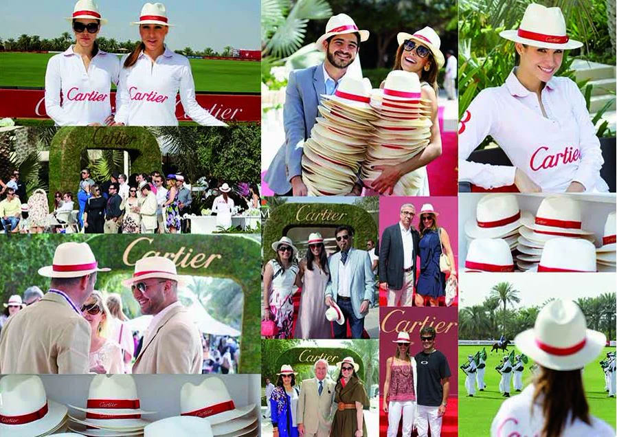 PanamaHatters at a Cartier polo event