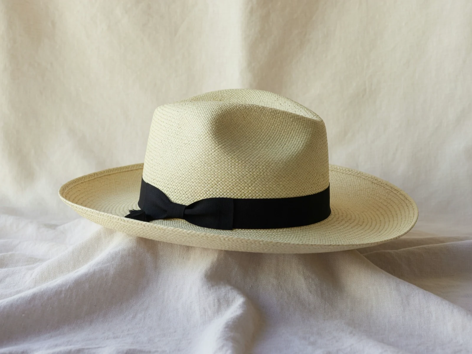 Classic Panama profile with a perfect brim