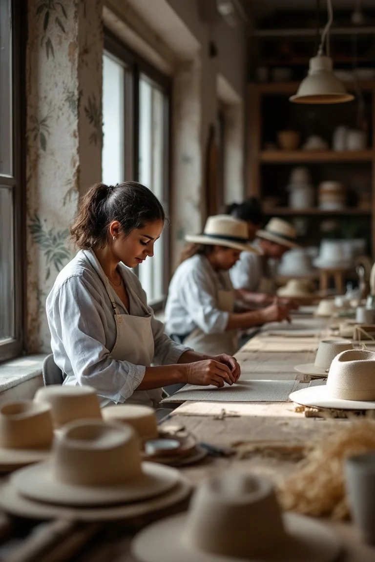 Atelier artisanal PanamaHatters