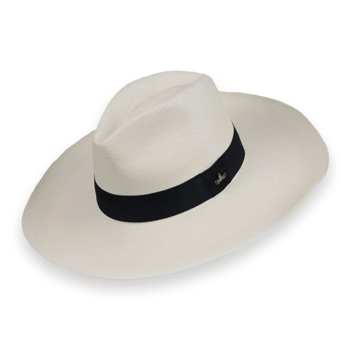 Saint-Tropez Large Brim Black Tie