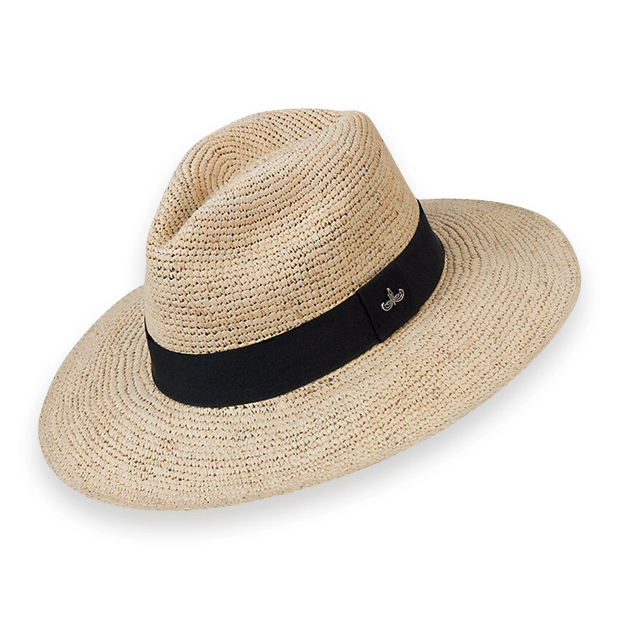 Saint-Tropez Classic Crochet Black Tie 1/3