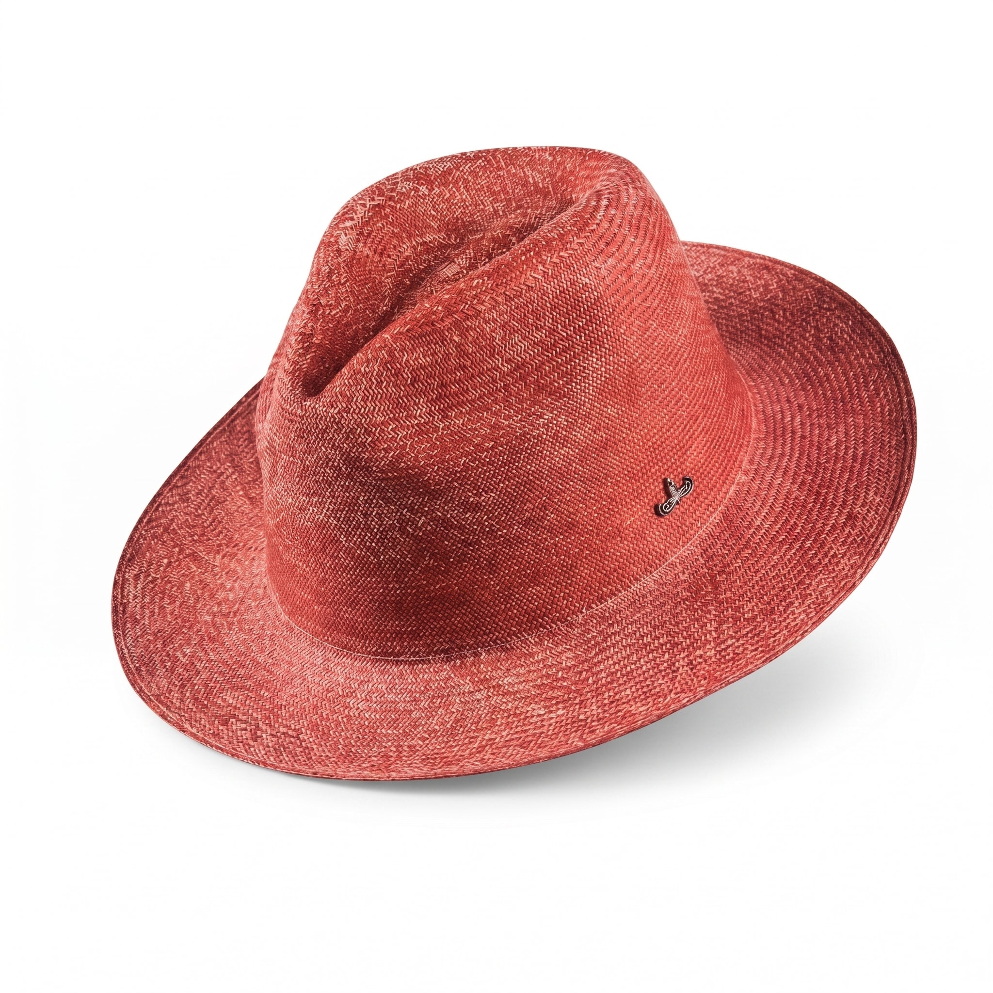 Dubai Stone Red Roll-Up. folding travel Panama; colors: red; source image reviewed in visual-sheet-10 item 186
