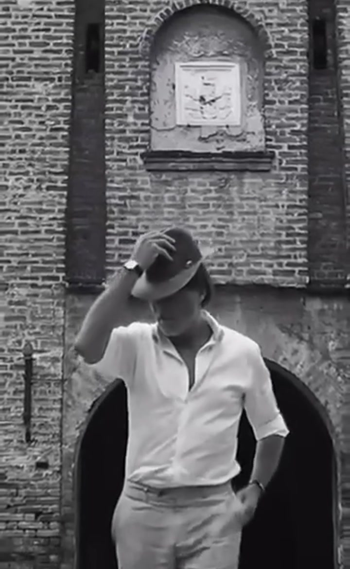 Marco Tibiletti wearing a Panama hat